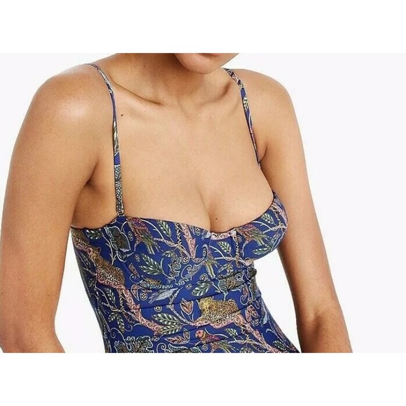 NWT J.Crew Sz 4 Underwire Swimsuit Leopard Jungle - Picture 3 of 8